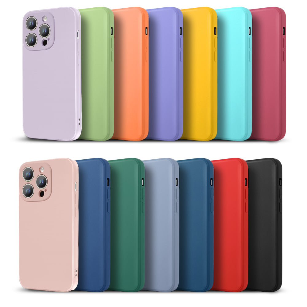 Silicone Case For Apple iPhone 14 15 16 Plus Pro Max